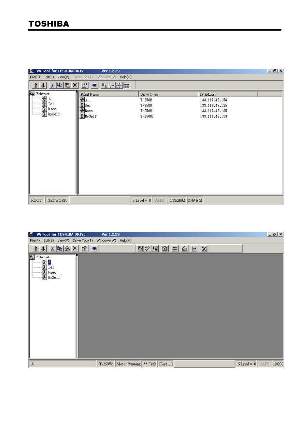7] wi tool 1:n connection, 1:n rio connection | Toshiba 6F3A4508 User Manual | Page 51 / 53