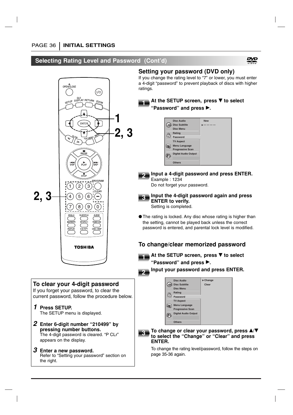 Toshiba SD 3755 User Manual | Page 36 / 48