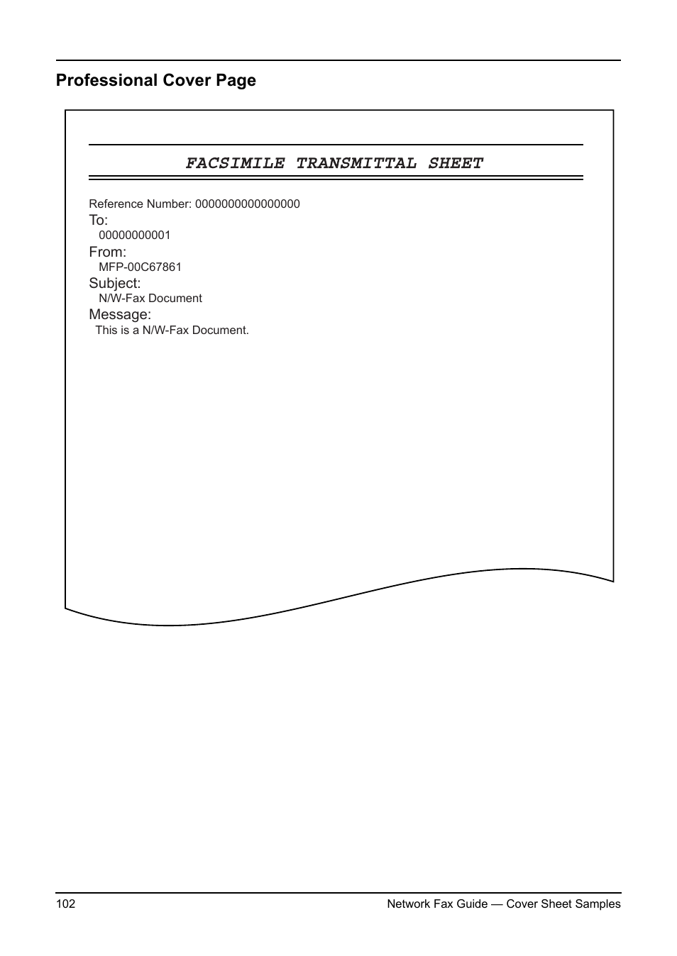 Professional cover page | Toshiba 3511/4511 User Manual | Page 102 / 108