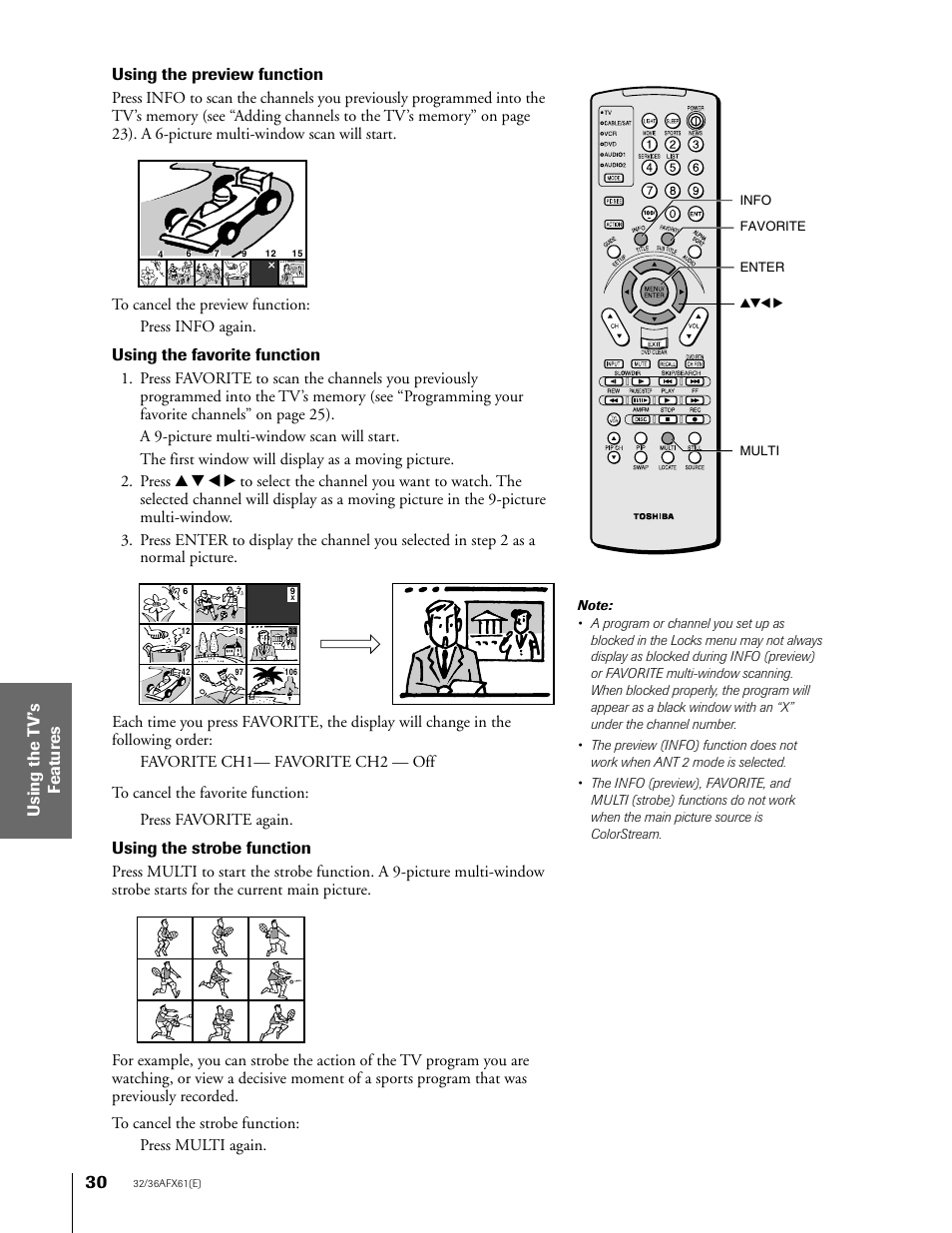 Toshiba 36AFX61 User Manual | Page 30 / 52