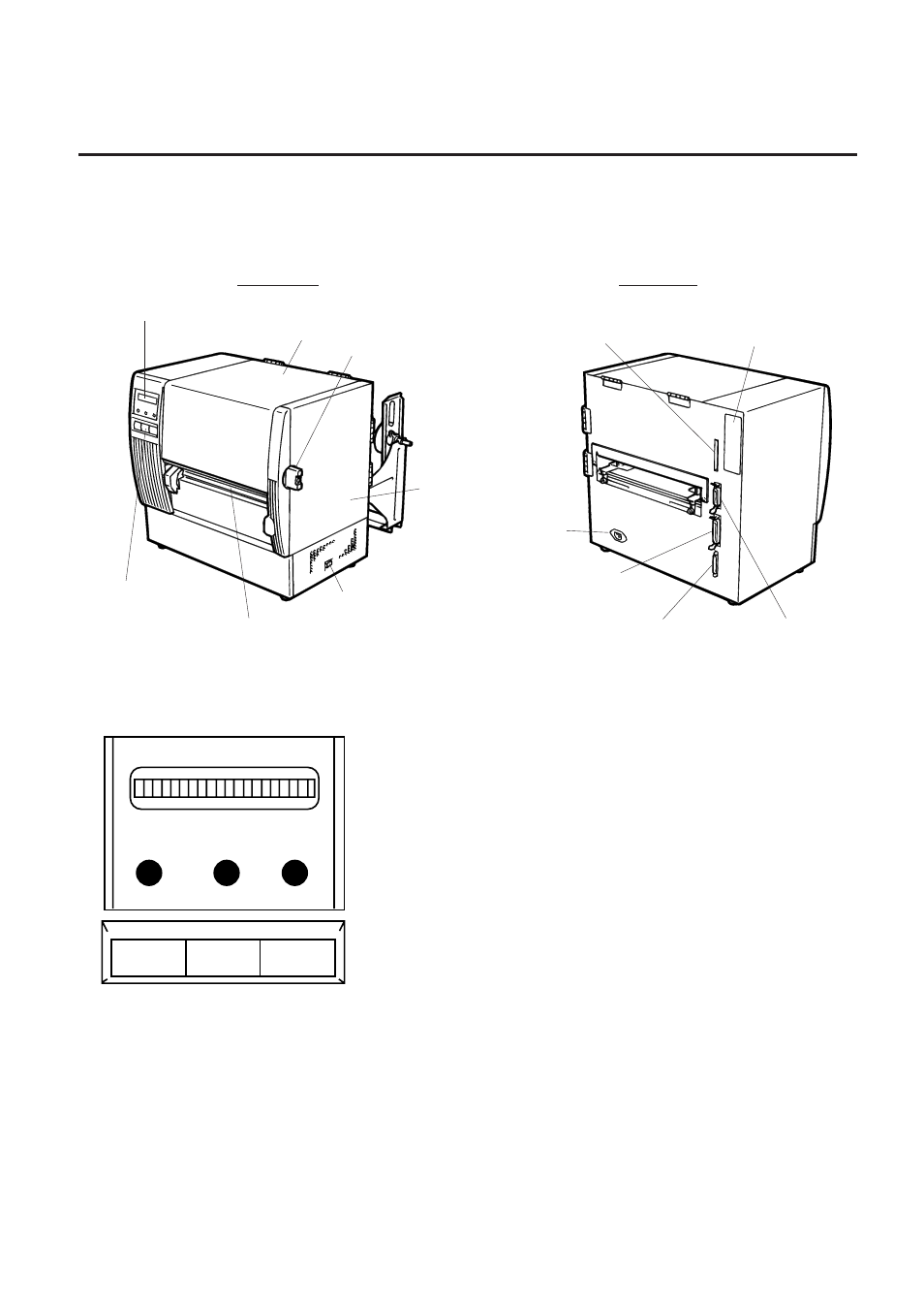 Overview - 1, 1 front/rear view - 1, 2 operation panel - 1 | Overview, 1 front/rear view, 2 operation panel | Toshiba TEC B-870 SERIES User Manual | Page 10 / 34