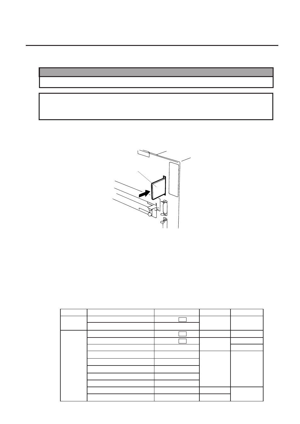 Inserting the optional flash memory card - 1 | Toshiba TEC B-870 SERIES User Manual | Page 21 / 34