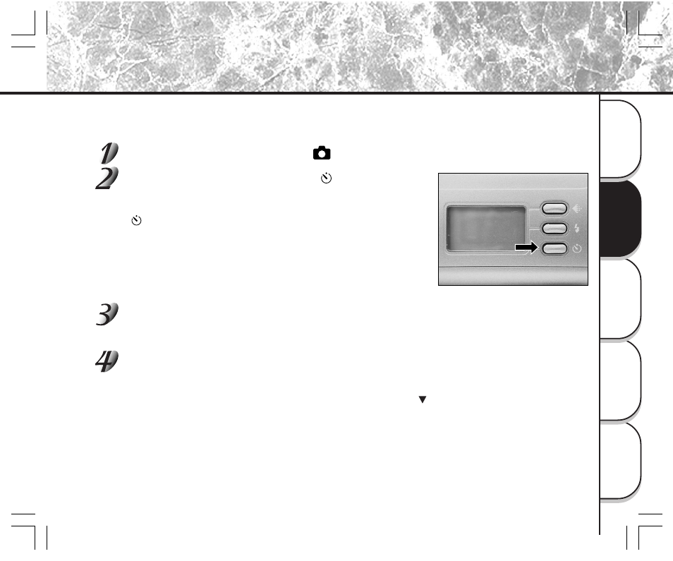 Prise de vues avec le retardateur | Toshiba PDR-M11 User Manual | Page 141 / 272
