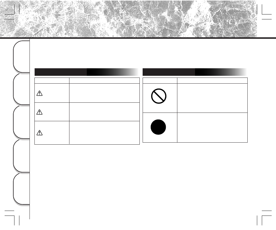 Sicherheitsmaßregeln, Anzeigedefinitionen, Symboldefinitionen | Gefahr warnung vorsicht | Toshiba PDR-M11 User Manual | Page 188 / 272