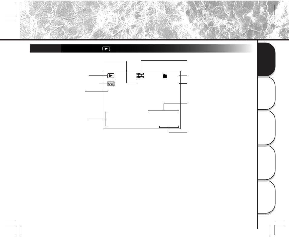 Lcd-monitordisplay (fortsetzung), Im wiedergabemodus ([ ]) | Toshiba PDR-M11 User Manual | Page 217 / 272