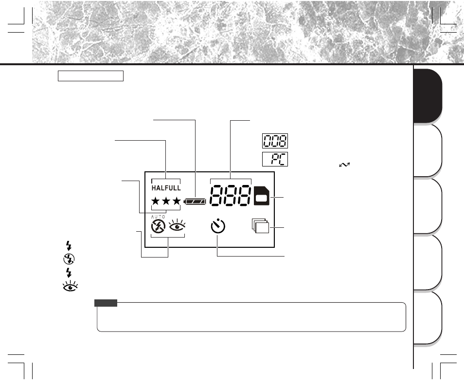 Names of parts (continued) | Toshiba PDR-M11 User Manual | Page 25 / 272