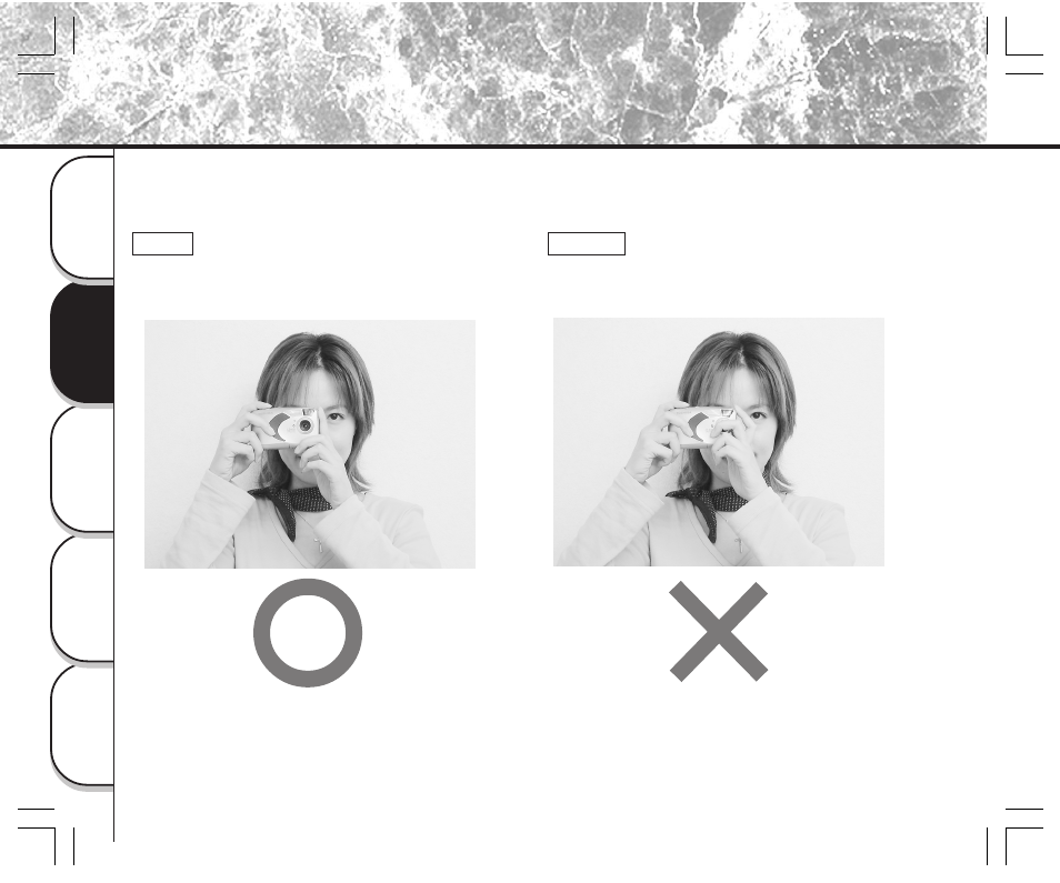 How to hold your camera | Toshiba PDR-M11 User Manual | Page 40 / 272