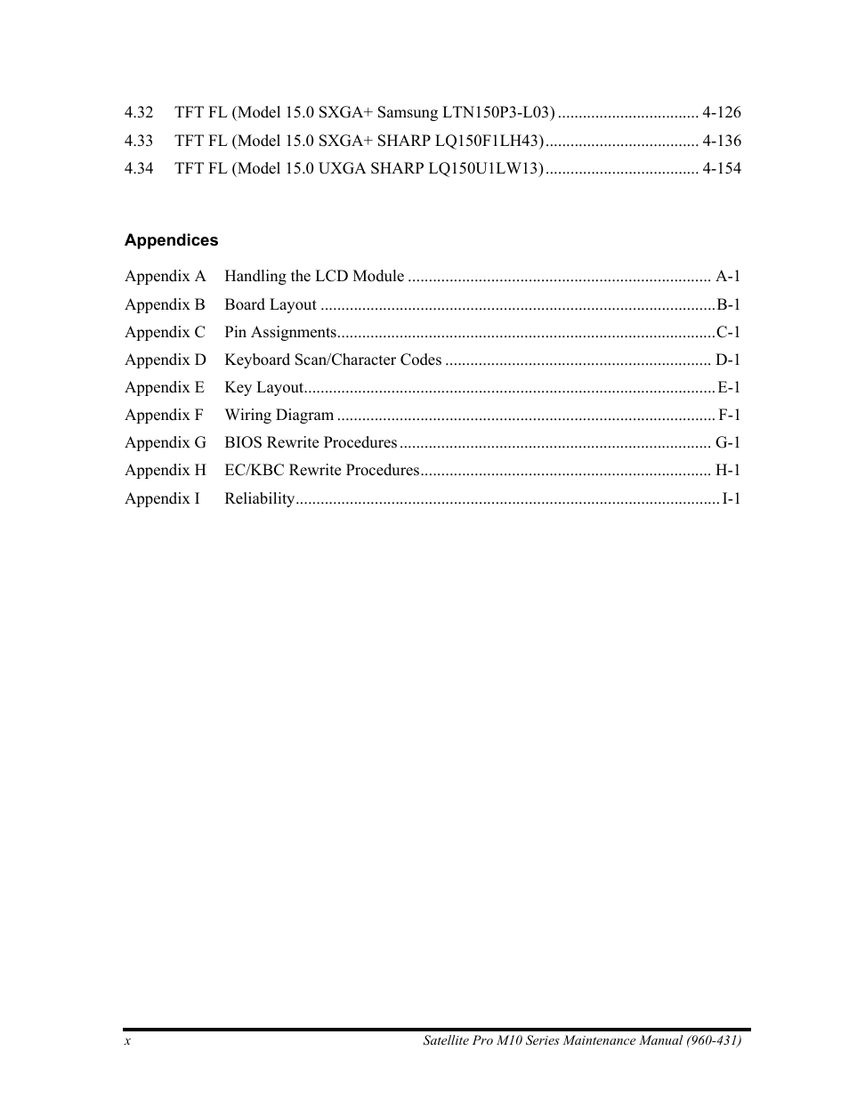 Toshiba M10 User Manual | Page 10 / 460