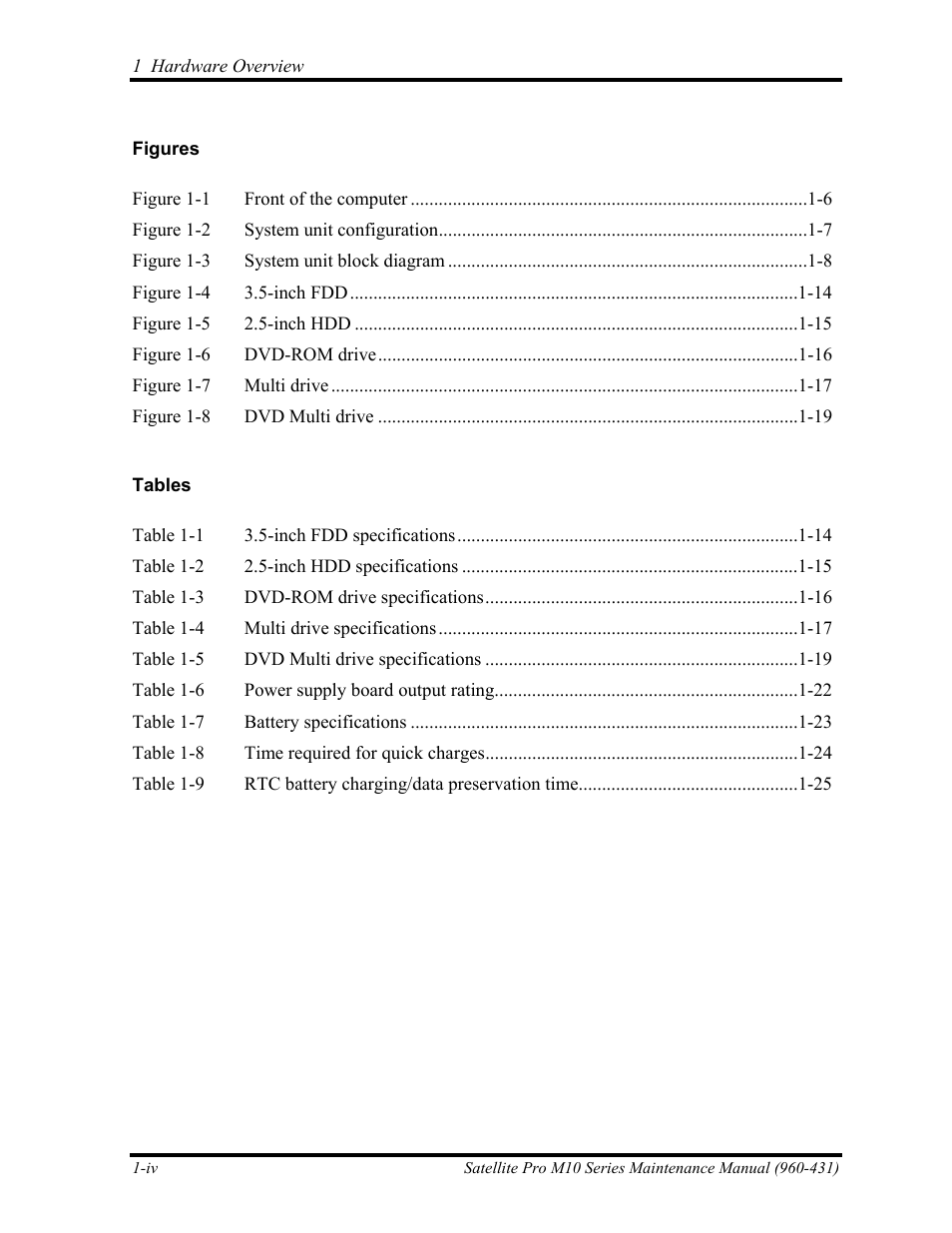 Toshiba M10 User Manual | Page 14 / 460