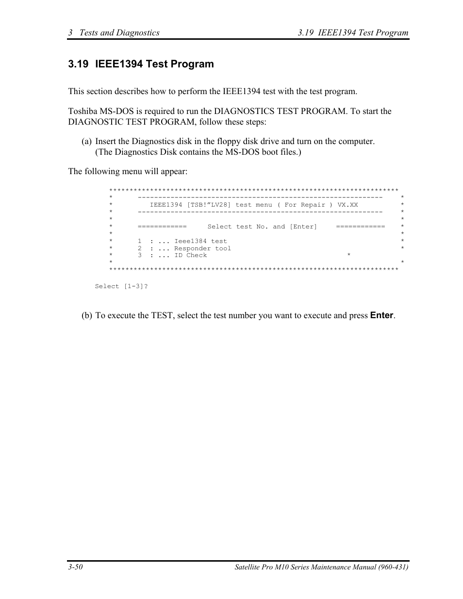 Ieee1394 test program | Toshiba M10 User Manual | Page 156 / 460