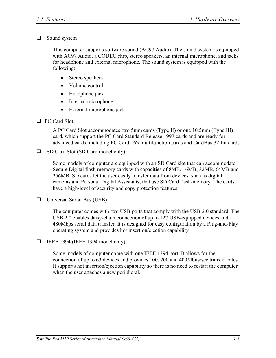 Toshiba M10 User Manual | Page 17 / 460