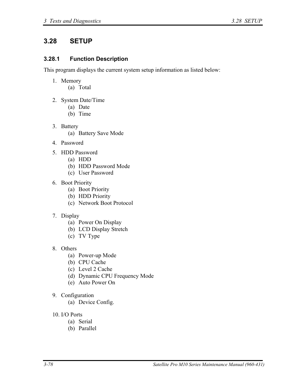 Setup | Toshiba M10 User Manual | Page 184 / 460