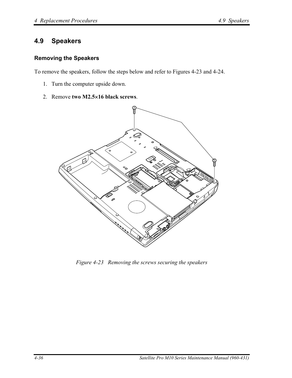 Speakers, 9 speakers | Toshiba M10 User Manual | Page 248 / 460