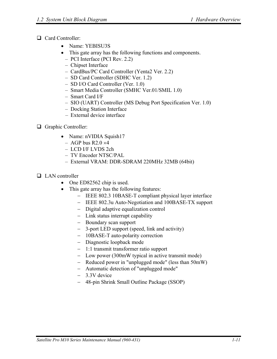 Toshiba M10 User Manual | Page 25 / 460
