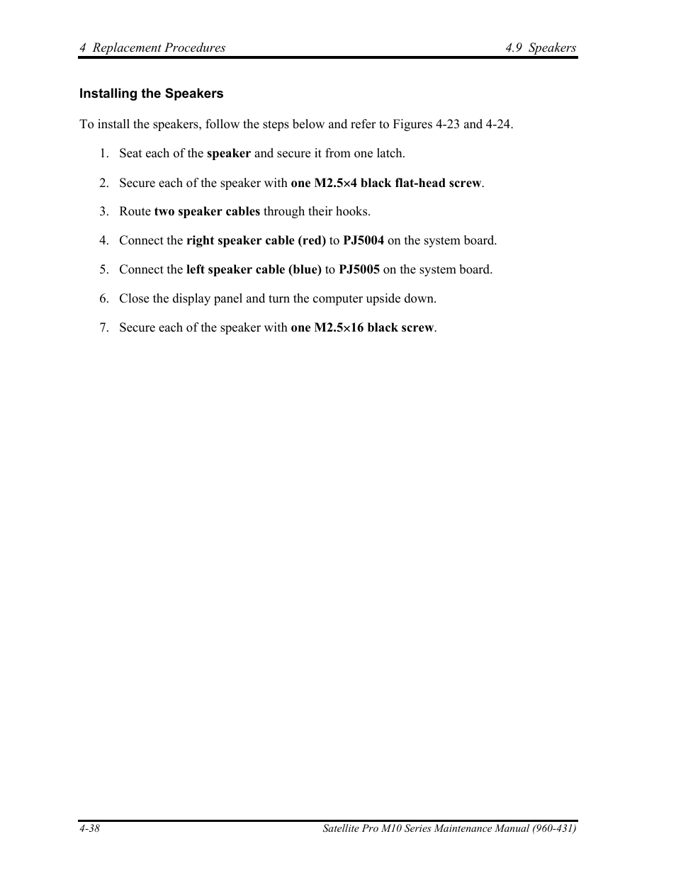 Toshiba M10 User Manual | Page 250 / 460