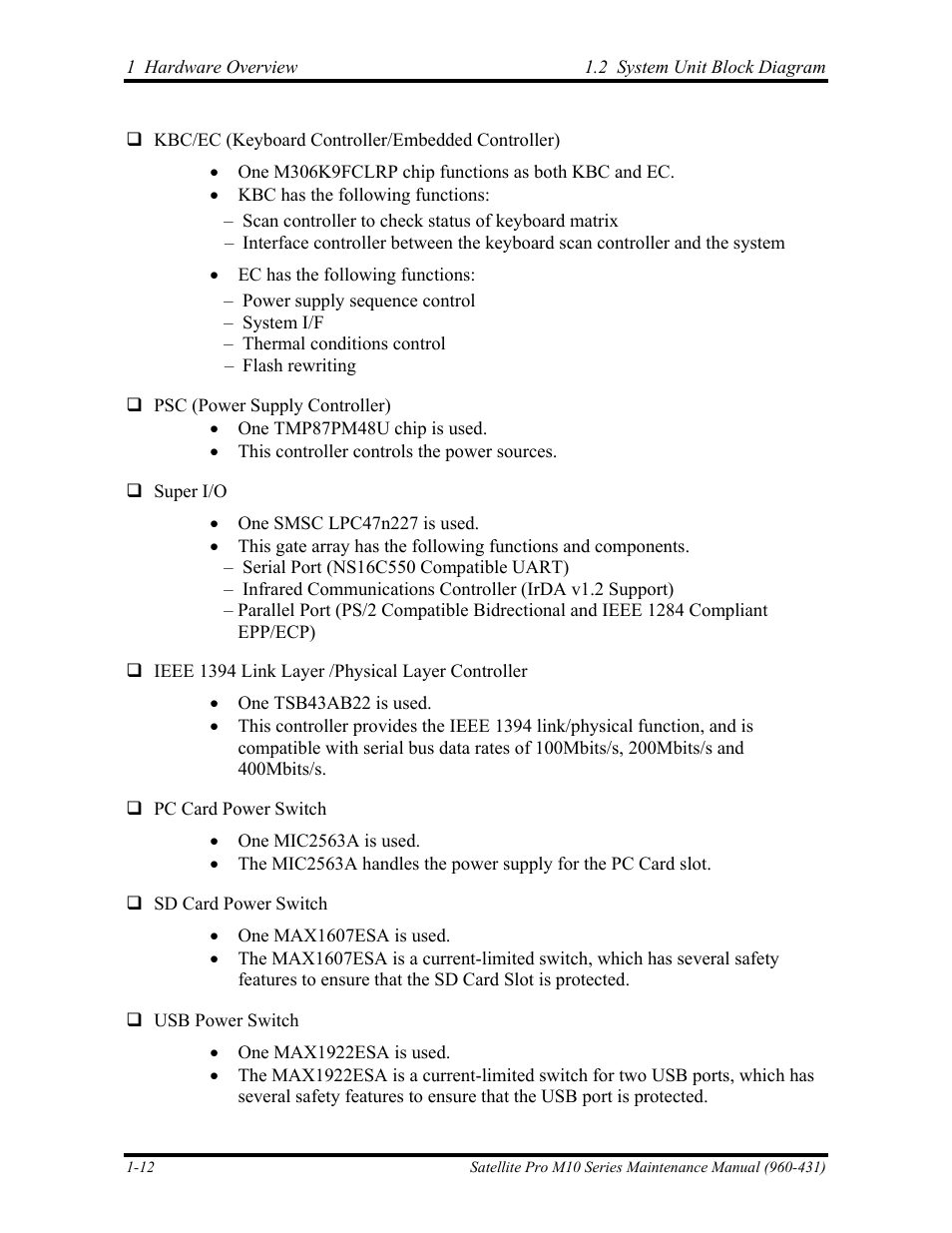 Toshiba M10 User Manual | Page 26 / 460