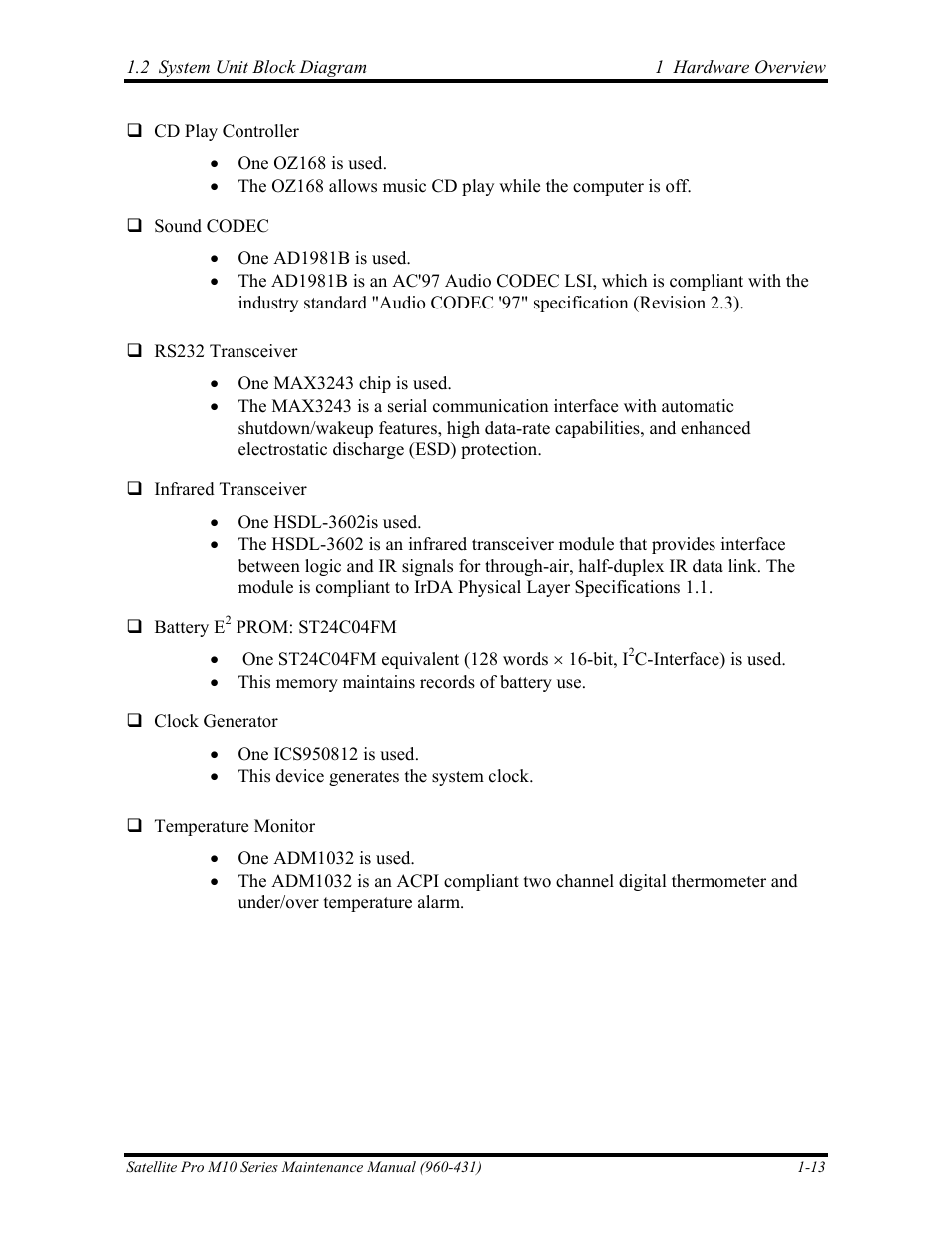 Toshiba M10 User Manual | Page 27 / 460