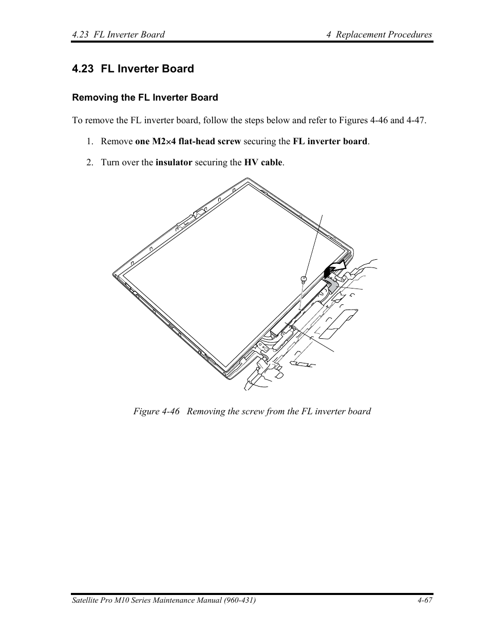 Fl inverter board, 23 fl inverter board | Toshiba M10 User Manual | Page 279 / 460