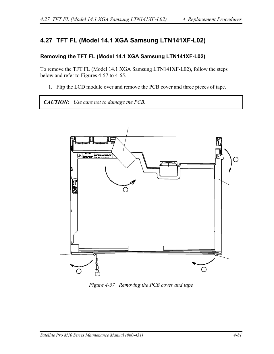 Tft fl (model 14.1 xga samsung ltn141xf-l02 | Toshiba M10 User Manual | Page 293 / 460