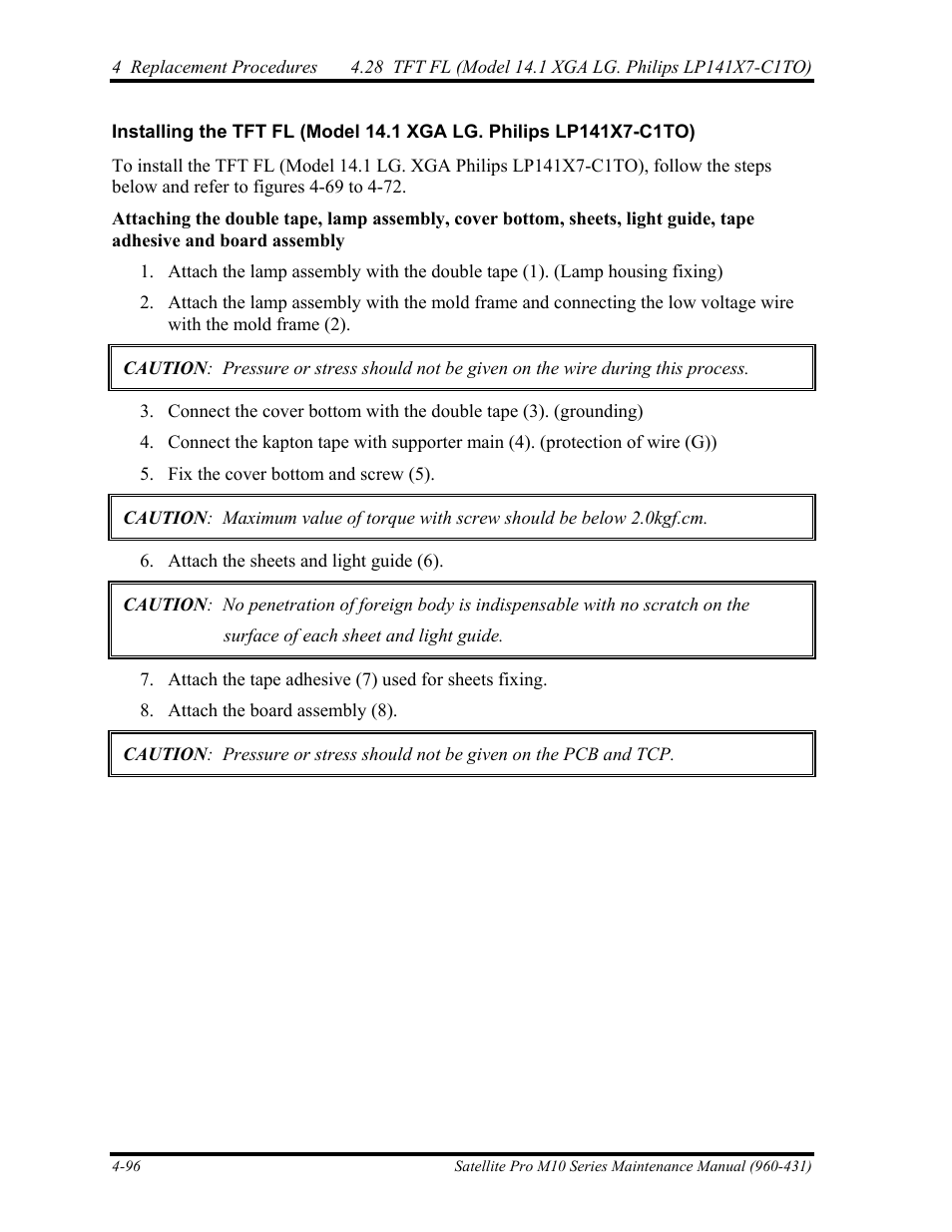 Toshiba M10 User Manual | Page 308 / 460