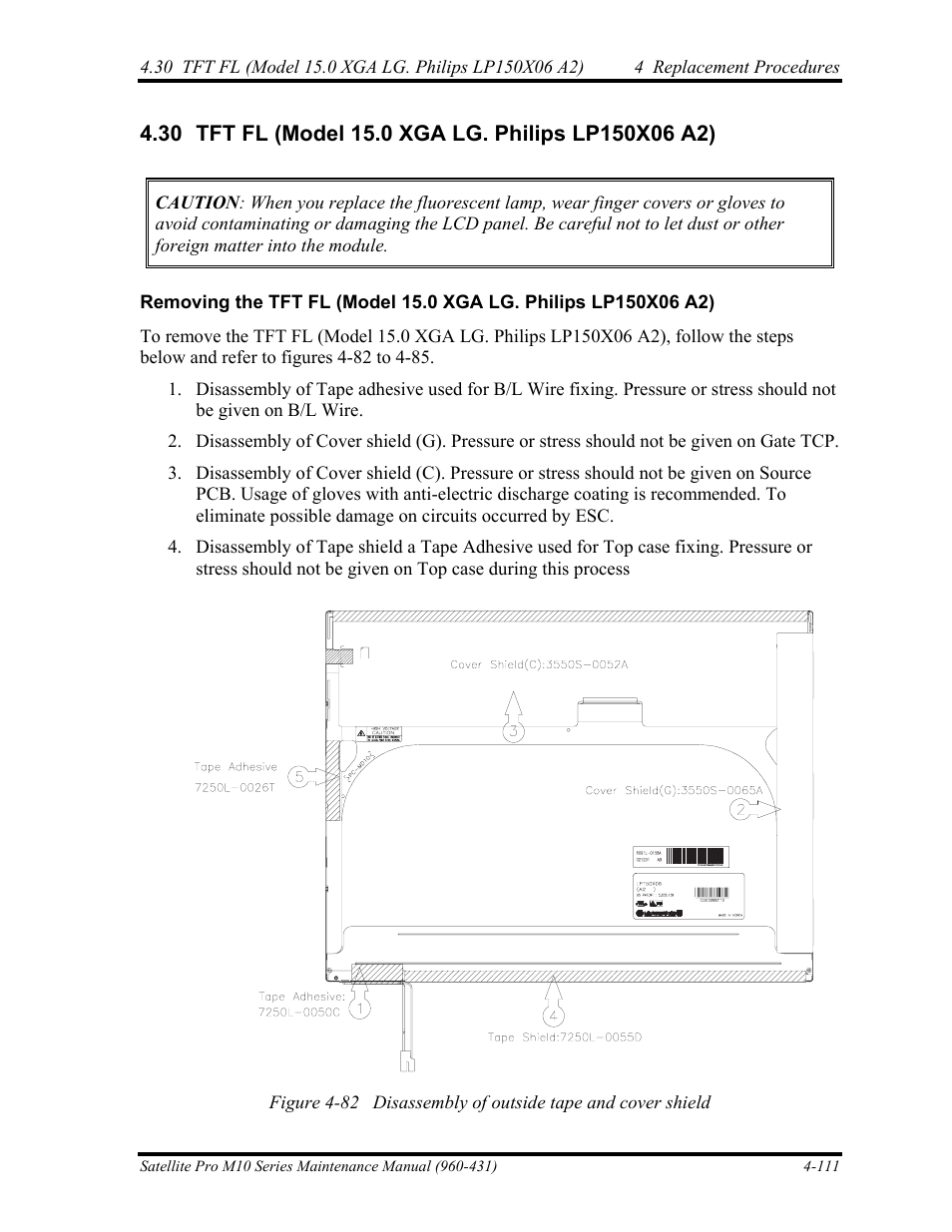 Tft fl (model 15.0 xga lg. philips lp150x06 a2) | Toshiba M10 User Manual | Page 323 / 460