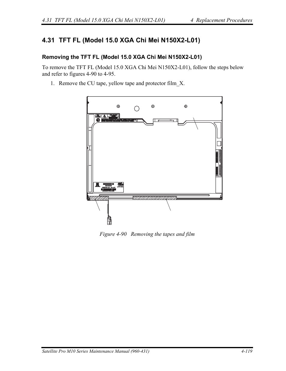 Tft fl (model 15.0 xga chi mei n150x2-l01 | Toshiba M10 User Manual | Page 331 / 460