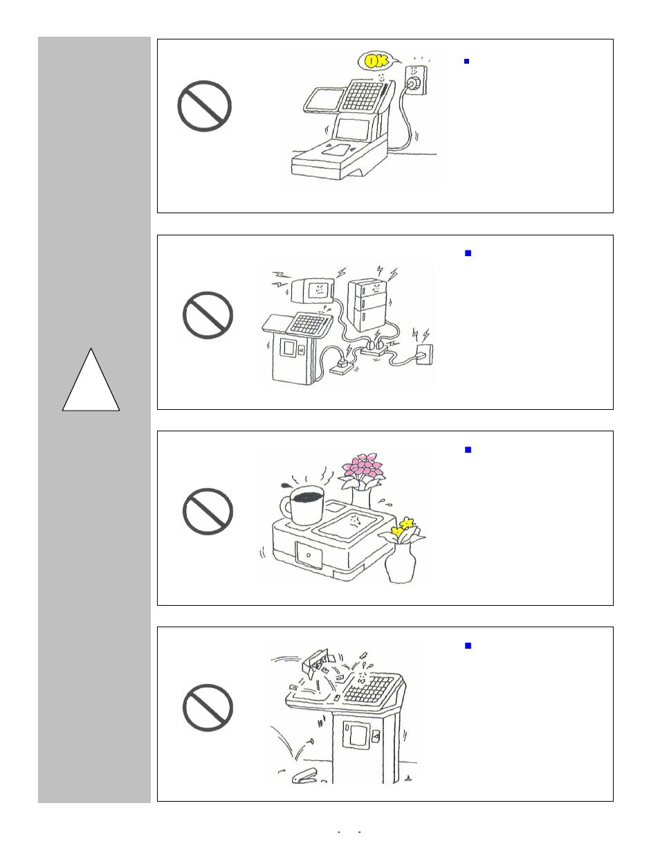 Warning | Toshiba TEC LS-770 SERIES User Manual | Page 3 / 23