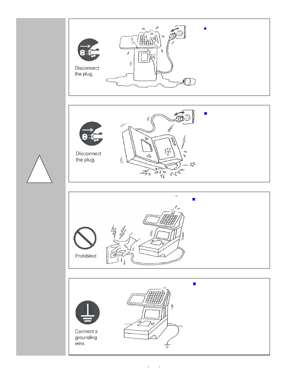 Warning | Toshiba TEC LS-770 SERIES User Manual | Page 5 / 23