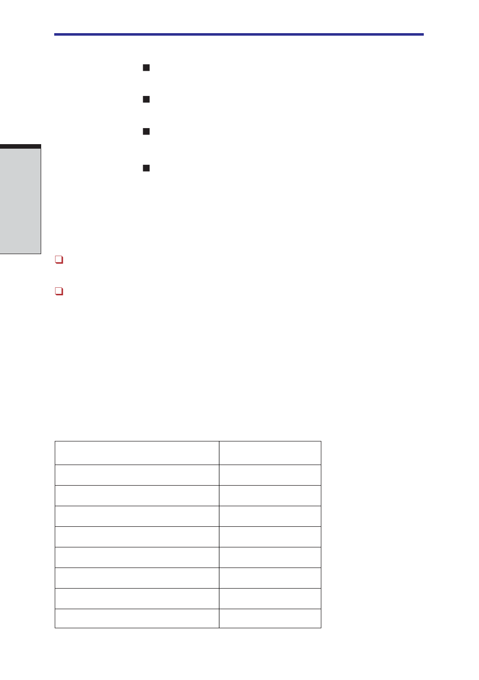 Supported frequency sub-bands | Toshiba A40 Series User Manual | Page 262 / 286