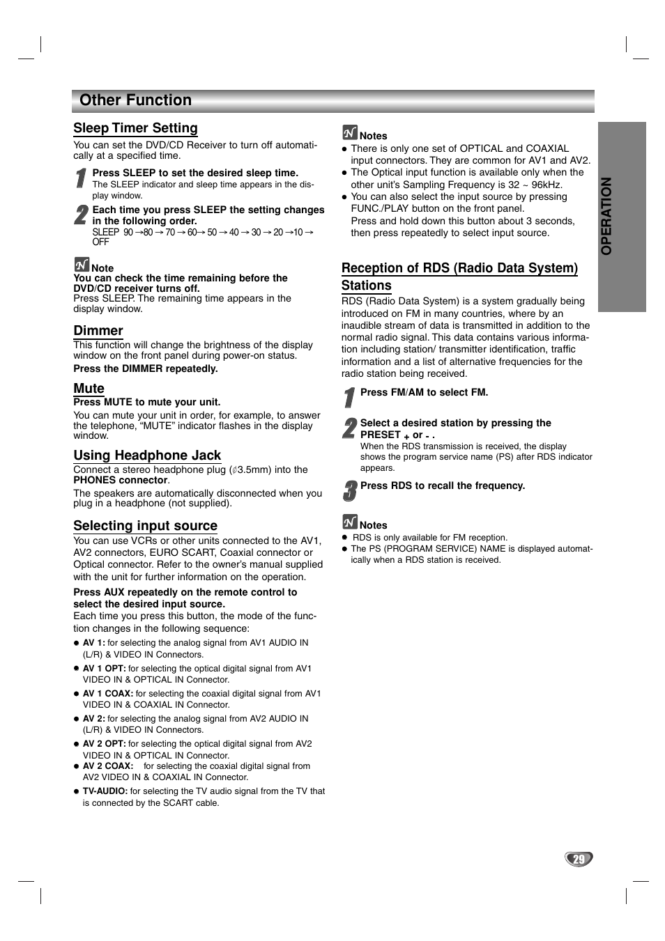 Other function | Toshiba SD-44HKSE  EN User Manual | Page 29 / 34