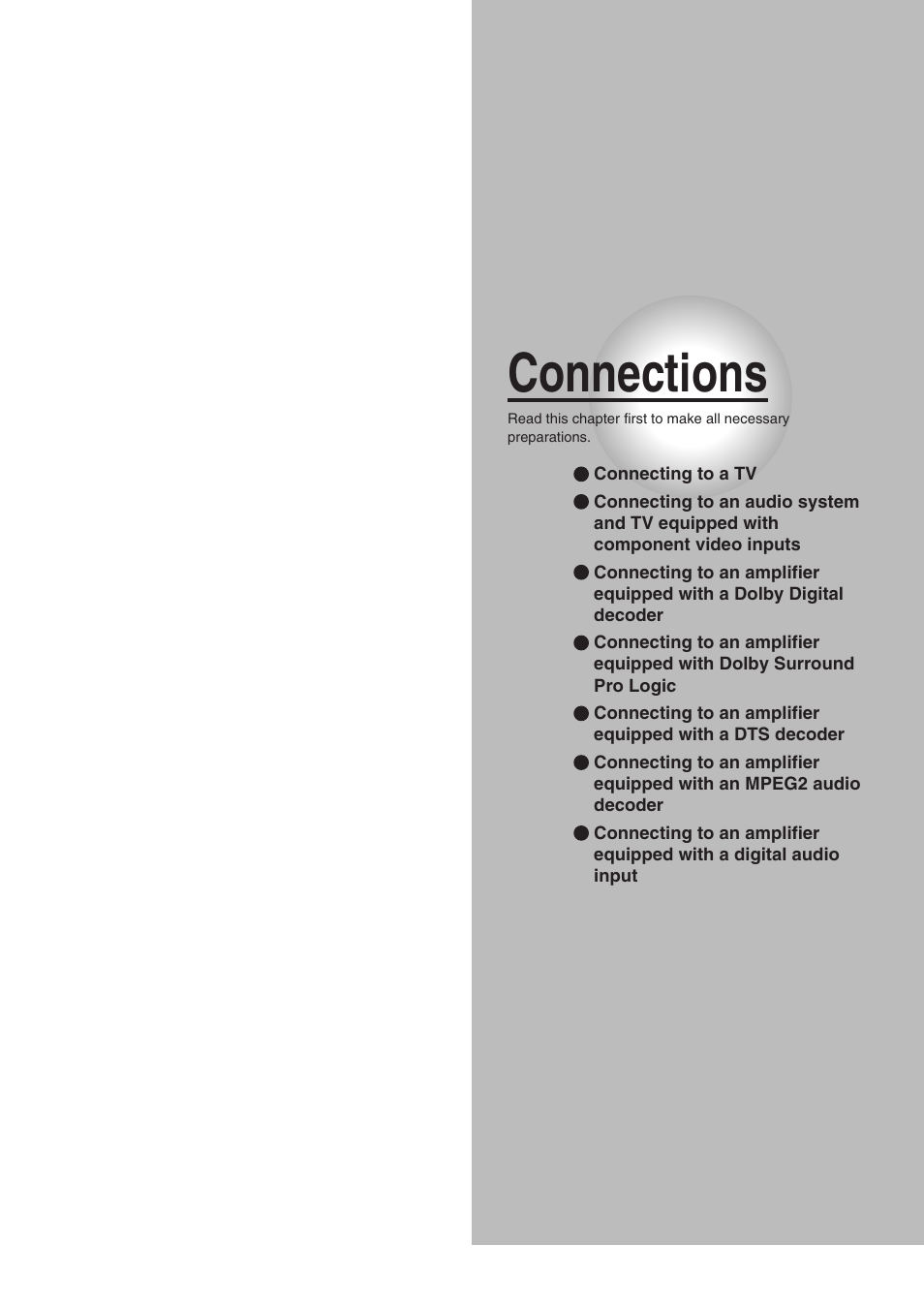 Connections | Toshiba SD-K510 User Manual | Page 16 / 59