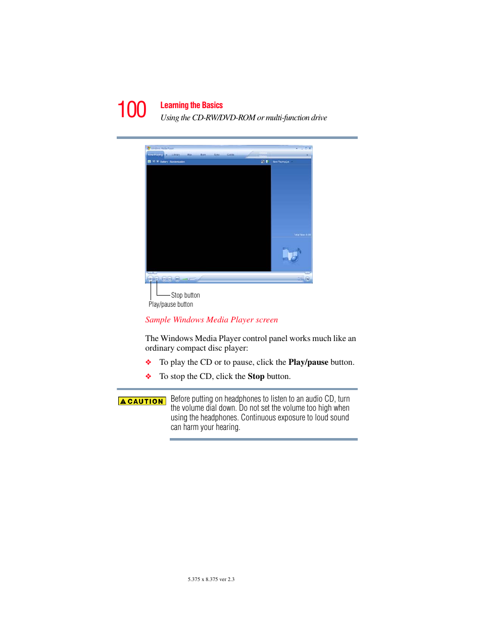 Toshiba P100/P105 User Manual | Page 100 / 280
