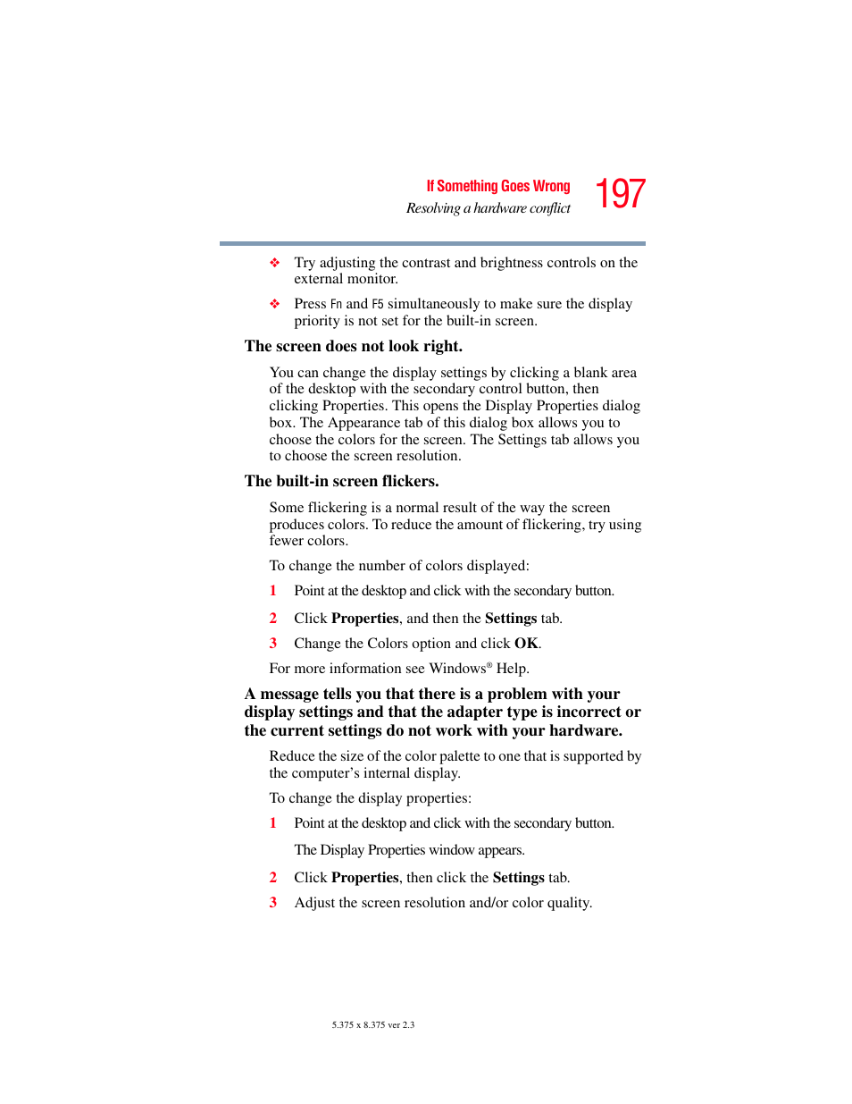 Toshiba P100/P105 User Manual | Page 197 / 280