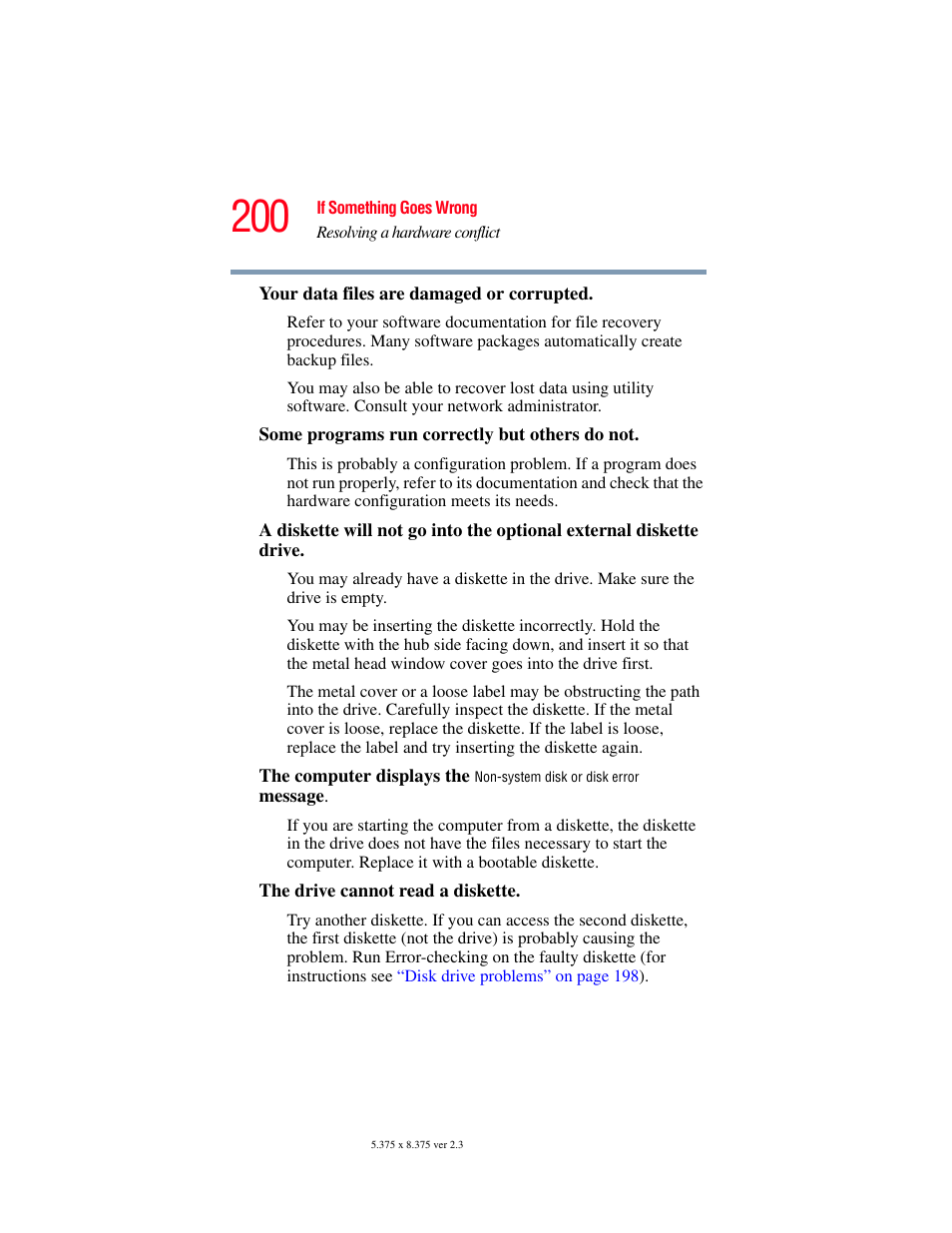 Toshiba P100/P105 User Manual | Page 200 / 280