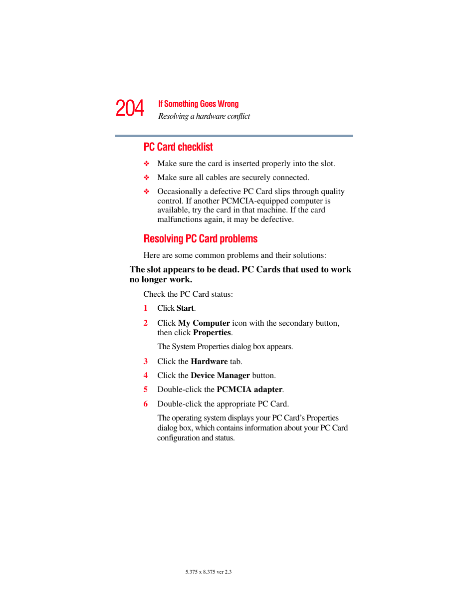 Toshiba P100/P105 User Manual | Page 204 / 280