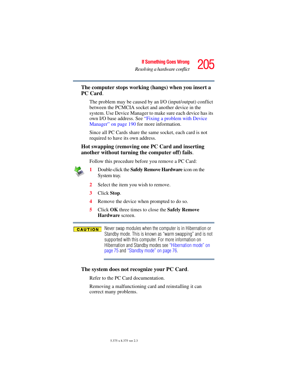 Toshiba P100/P105 User Manual | Page 205 / 280