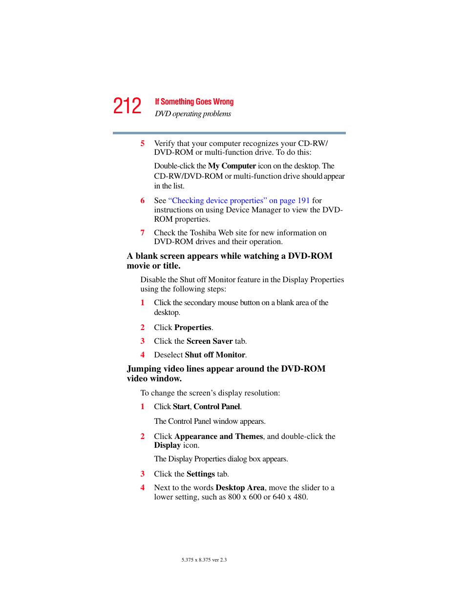 Toshiba P100/P105 User Manual | Page 212 / 280