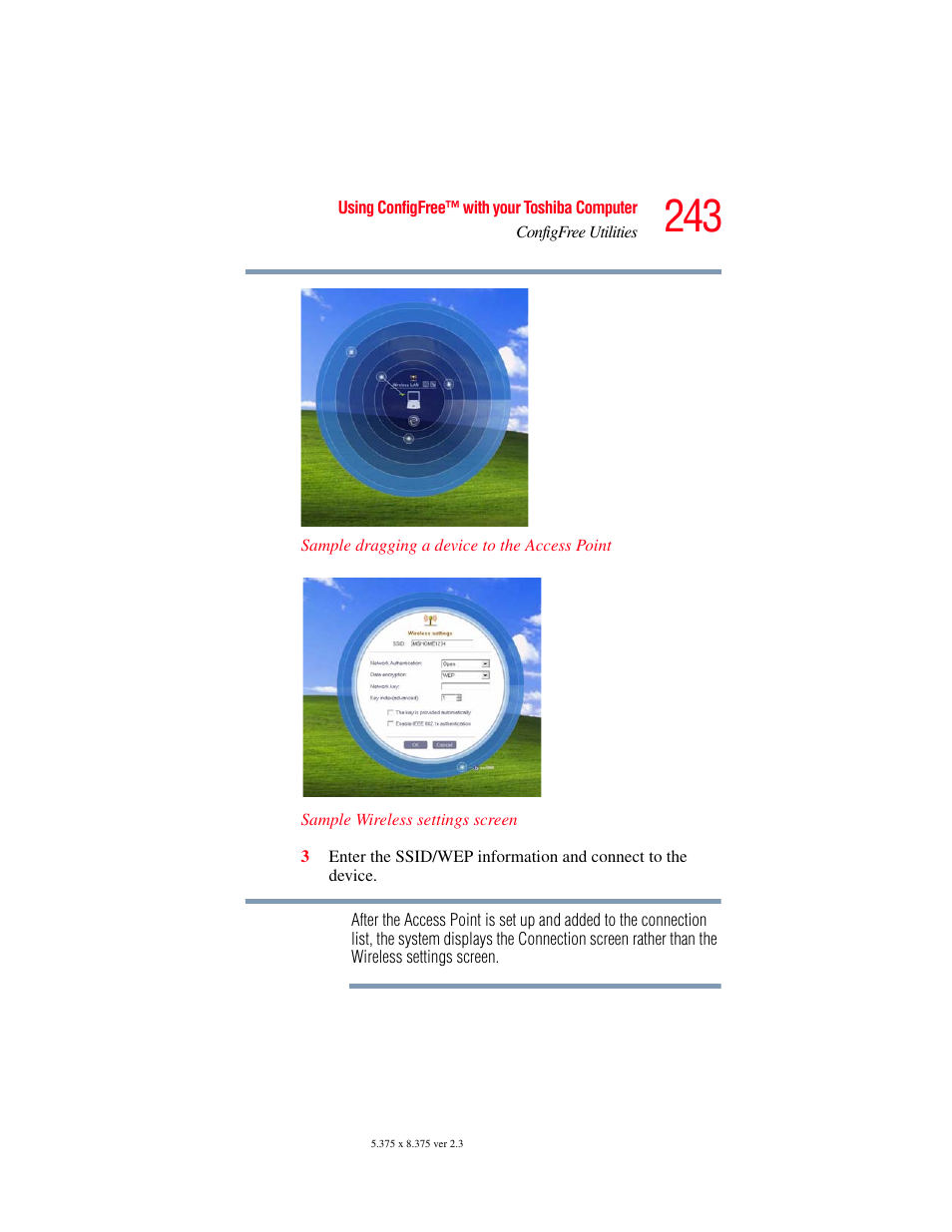 Toshiba P100/P105 User Manual | Page 243 / 280
