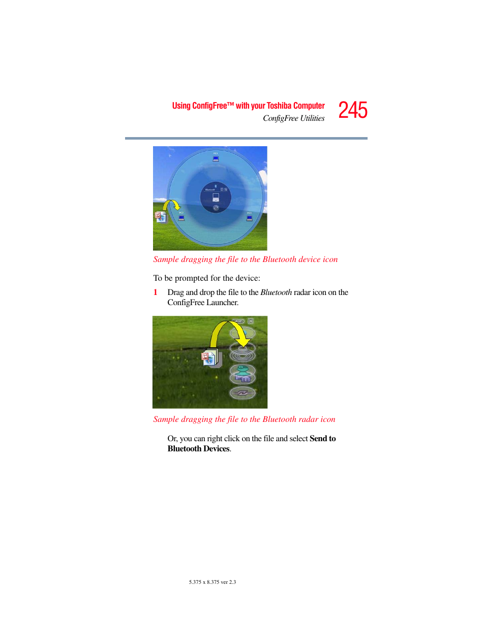 Toshiba P100/P105 User Manual | Page 245 / 280