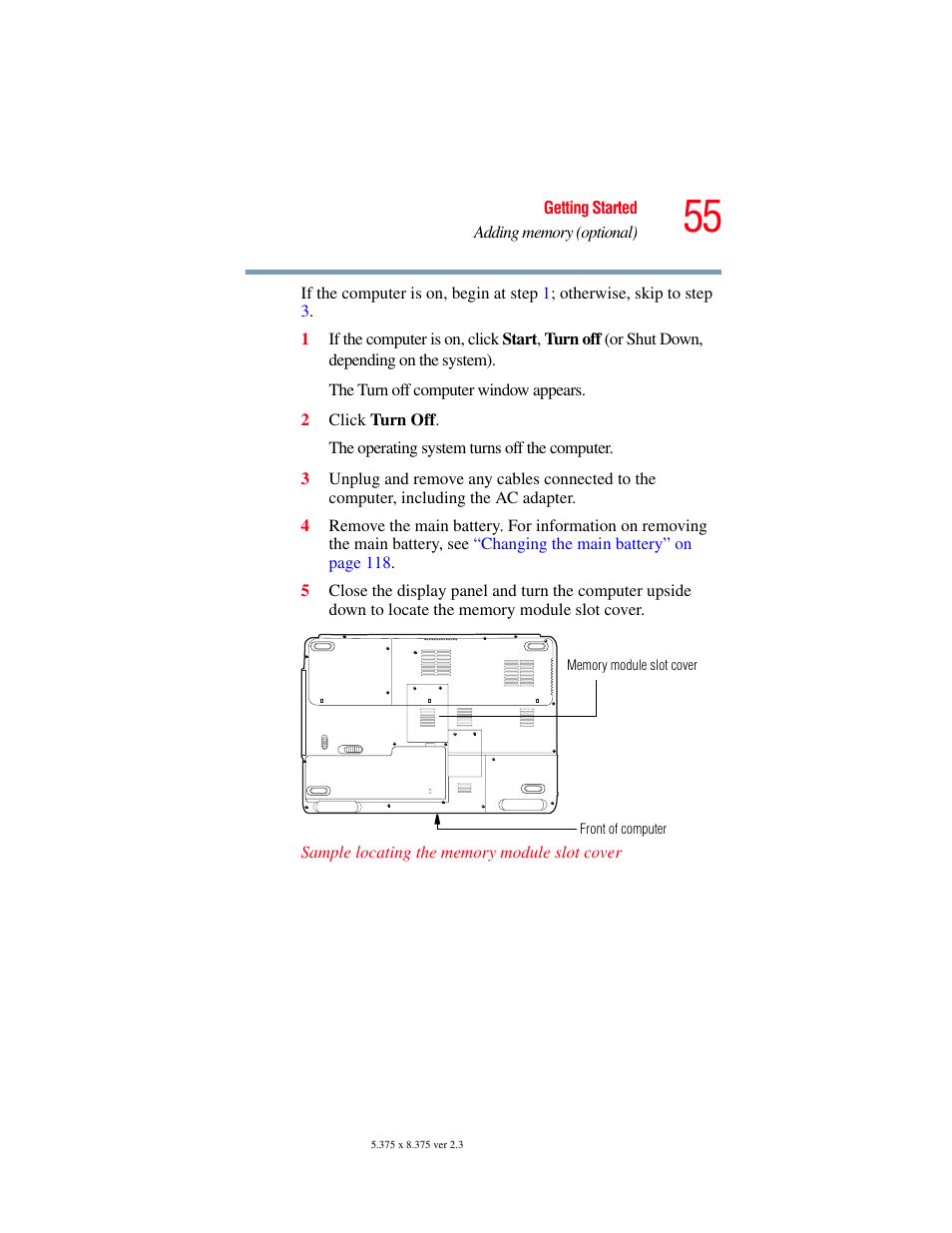 Toshiba P100/P105 User Manual | Page 55 / 280