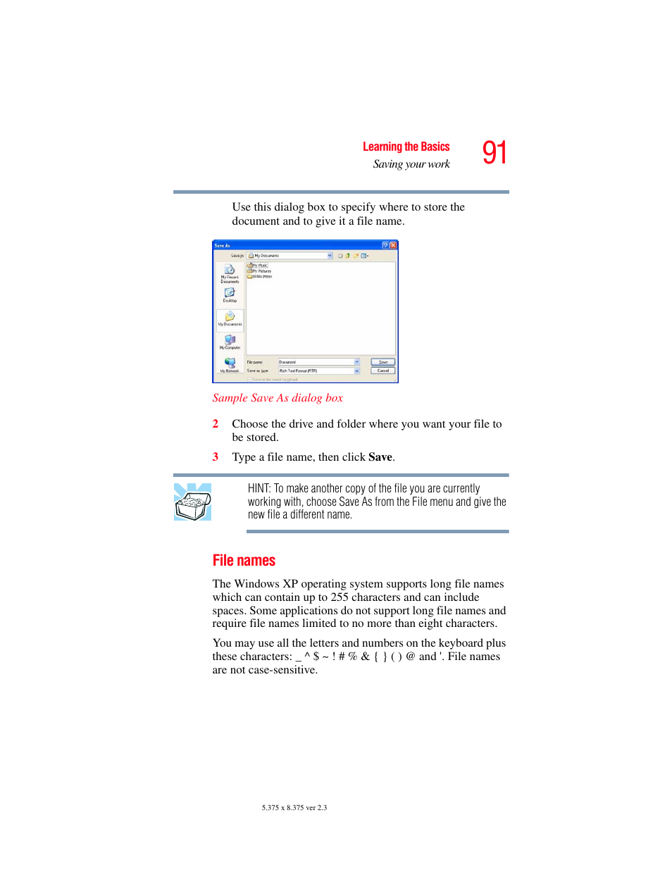 Toshiba P100/P105 User Manual | Page 91 / 280