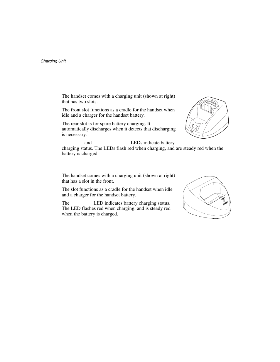 Charging unit, Dkt2204-ct, Dkt2304-ct | Dkt2204-ct dkt2304-ct | Toshiba DKT2304-CT User Manual | Page 20 / 65