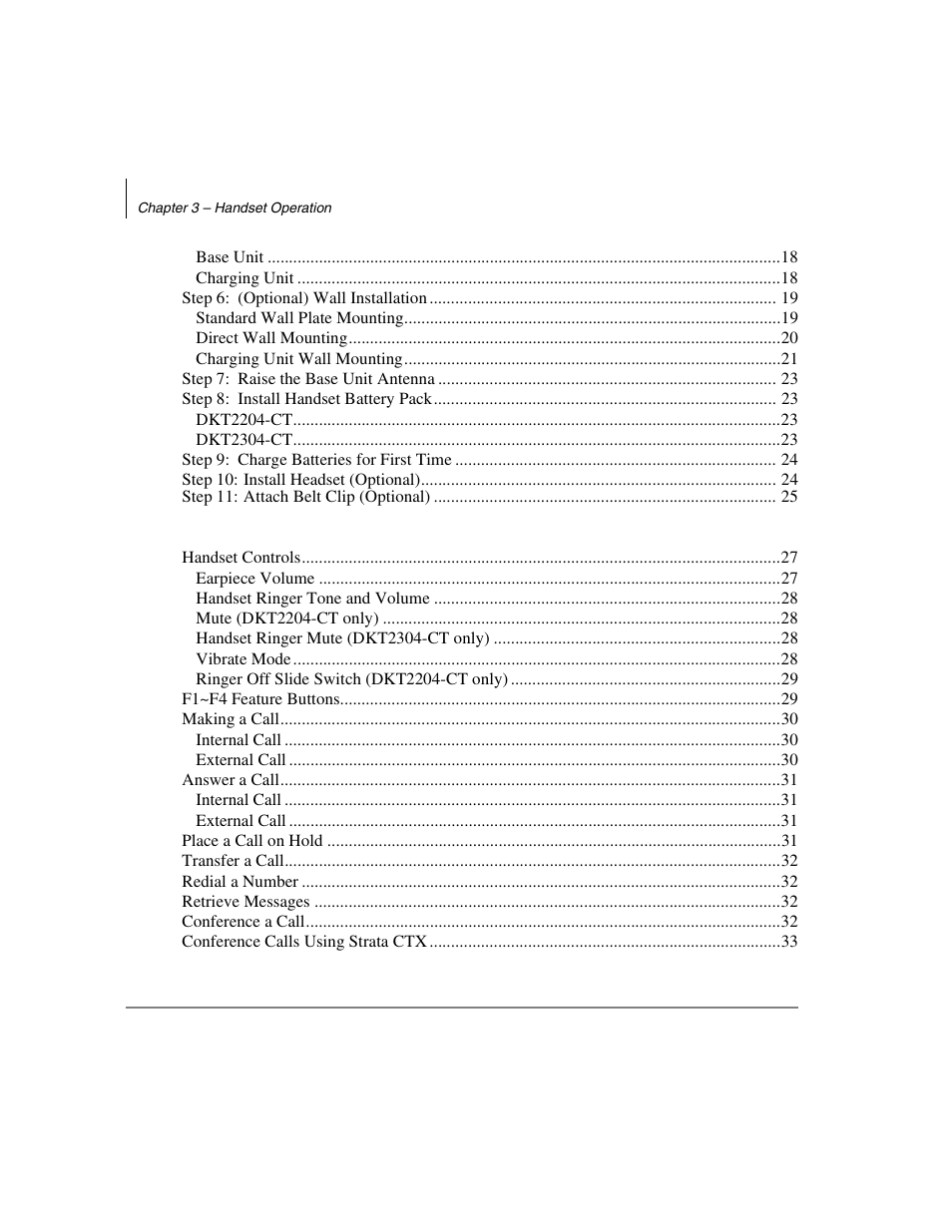 Toshiba DKT2304-CT User Manual | Page 6 / 65