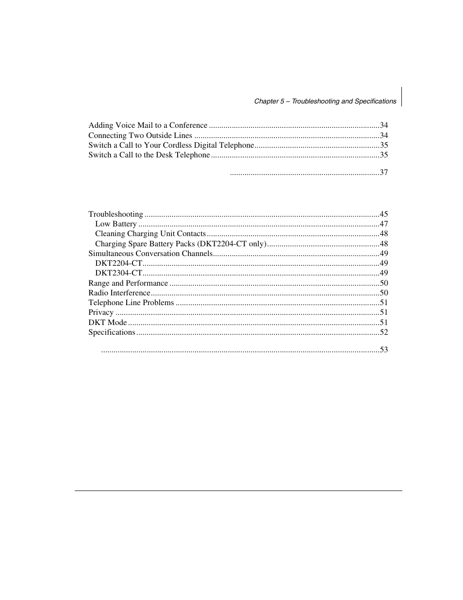 Toshiba DKT2304-CT User Manual | Page 7 / 65