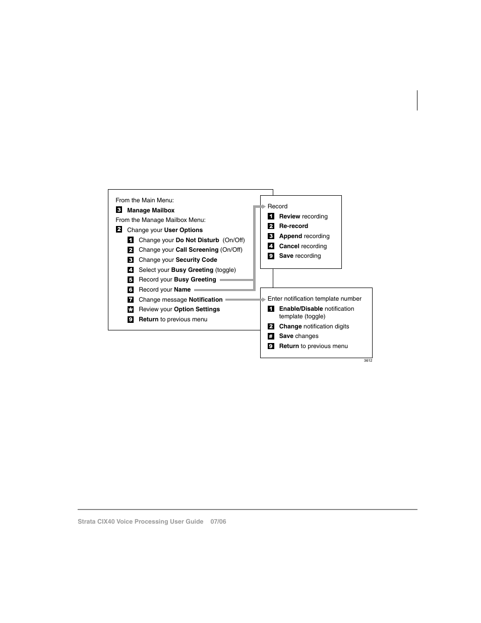 Change your user options, For det | Toshiba Strata CIX40 User Manual | Page 63 / 96