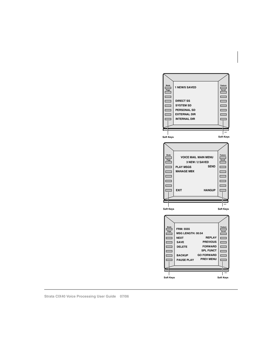 Table 2, Page 70, Table 3 | Integration features, F or a list of soft keys, Cix integration | Toshiba Strata CIX40 User Manual | Page 81 / 96