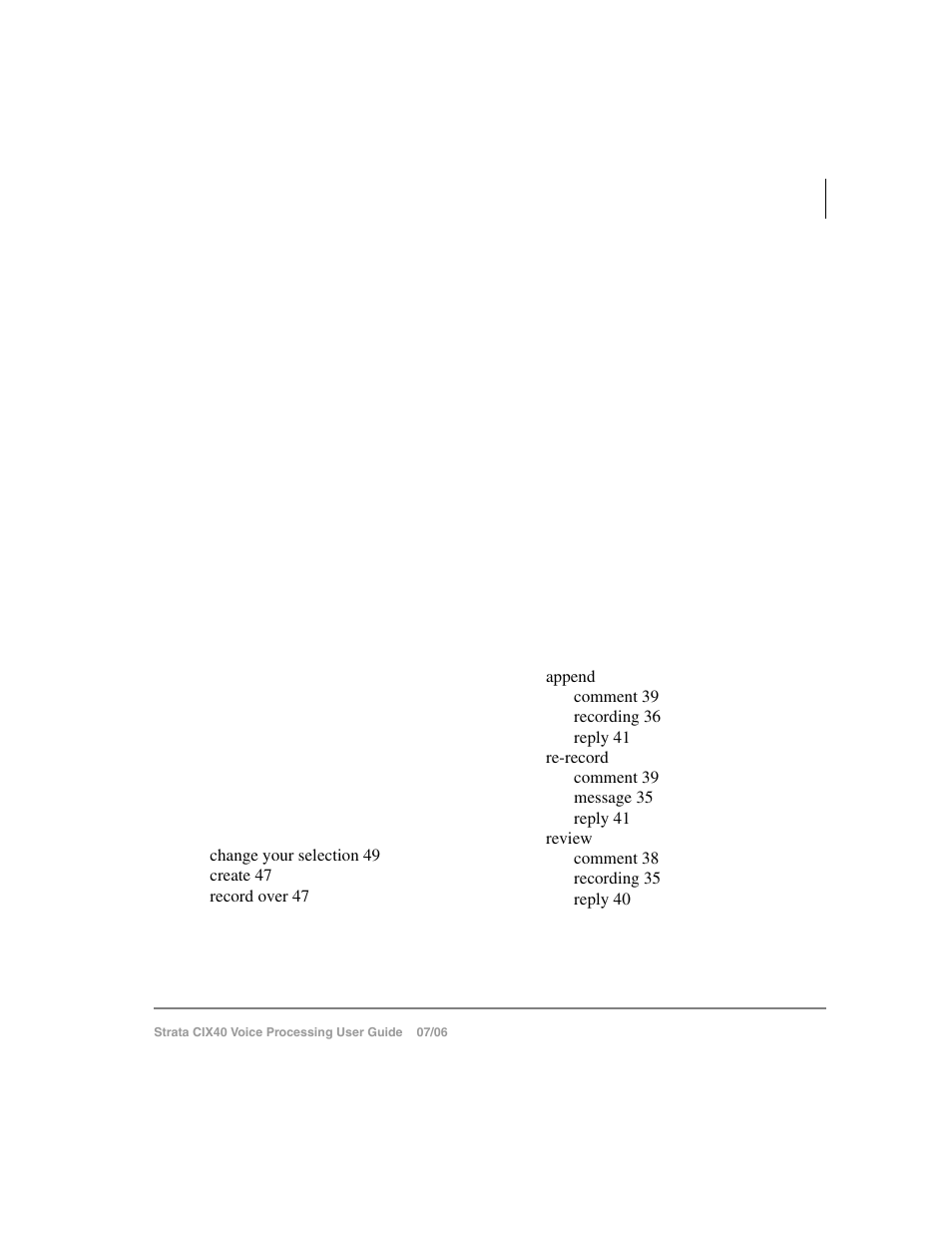 Toshiba Strata CIX40 User Manual | Page 95 / 96