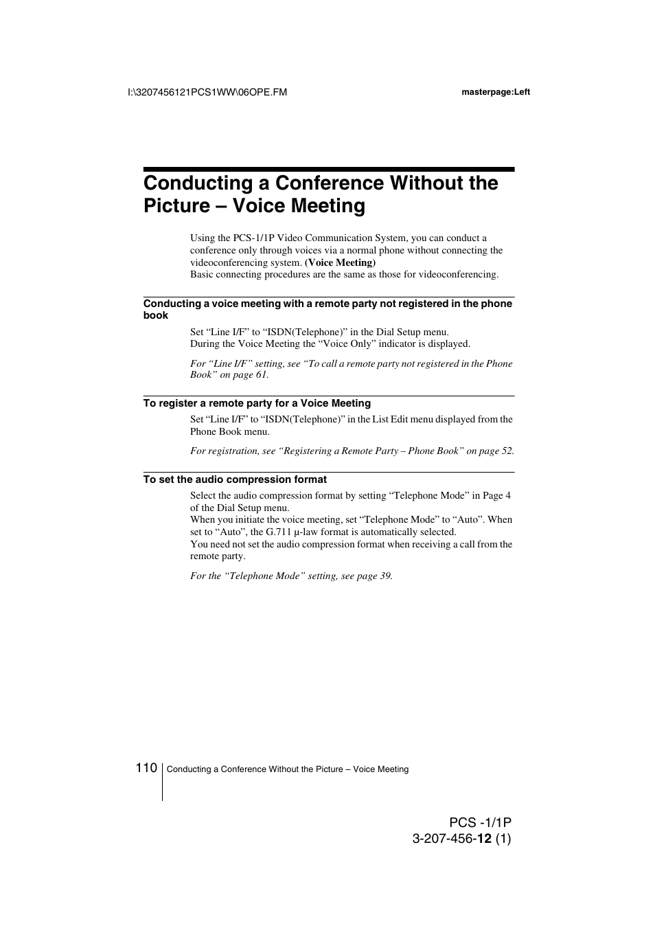 Toshiba PCS-1 User Manual | Page 110 / 189