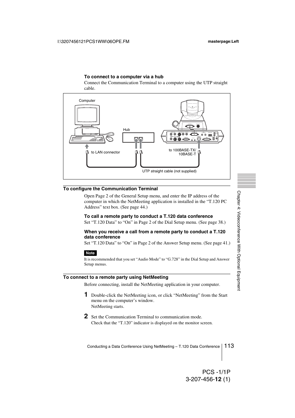 Netmeeting starts, Plug in power) | Toshiba PCS-1 User Manual | Page 113 / 189