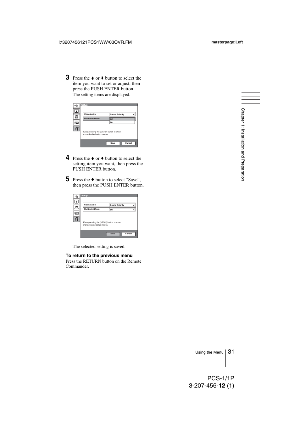 Toshiba PCS-1 User Manual | Page 31 / 189